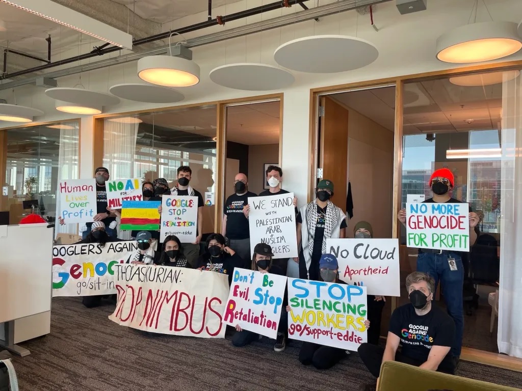 Google fires 28 employees protest against Israel