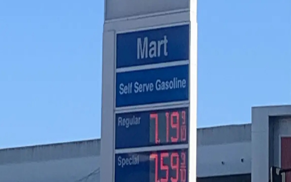 Gas prices in California