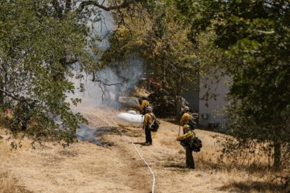 Cal Fire Simulates Wildfire