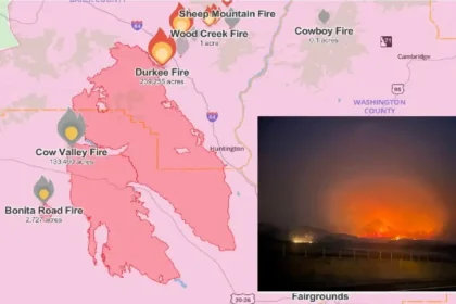 Massive Wildfire in Oregon