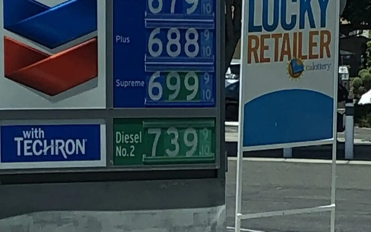 65 cent per gallon